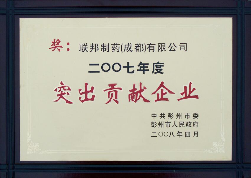 年度突出貢獻(xiàn)企業(yè)